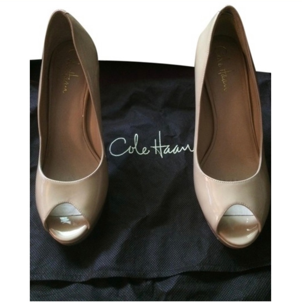 Cole Haan Pumps - Worn once - Nude patent leather